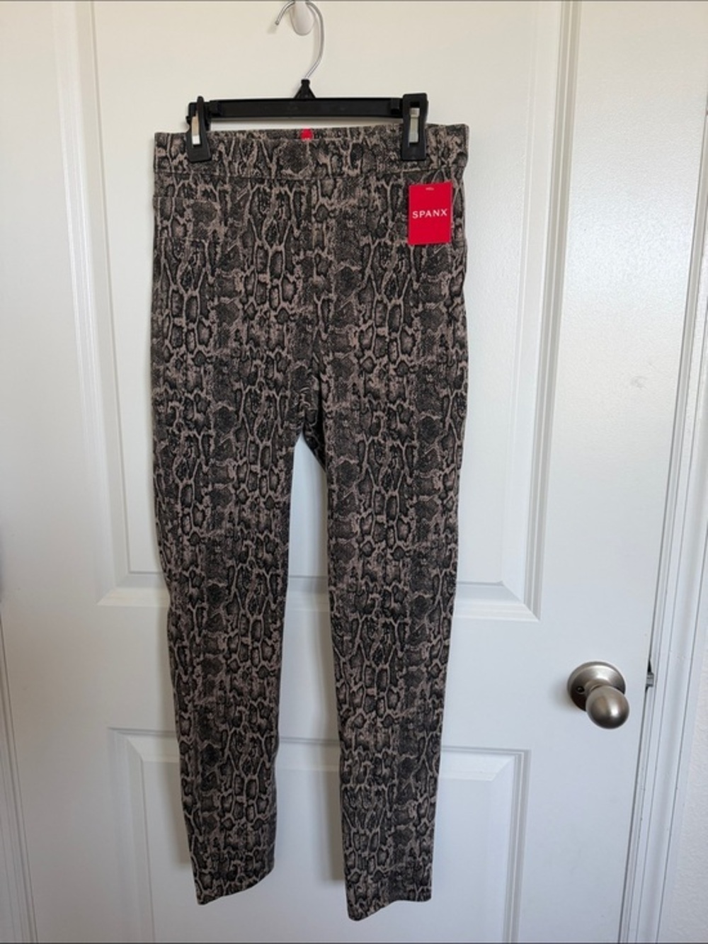 NWT Spanx Ankle Jean-Ish Leggings Snakeskin S